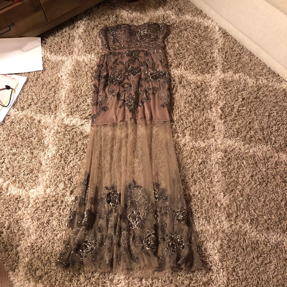 Cocktail/Prom dress taupe